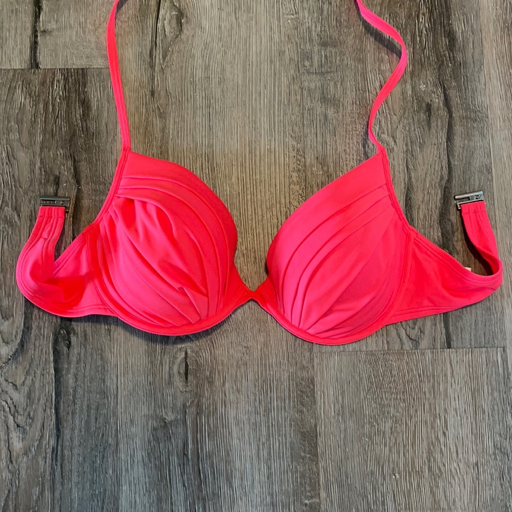 H&M Neon Pink Bathing Suit Top